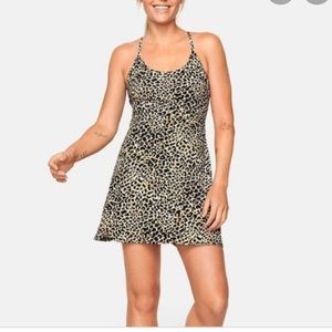 Outdoor Voices Leopard Exercise Dress Size XS